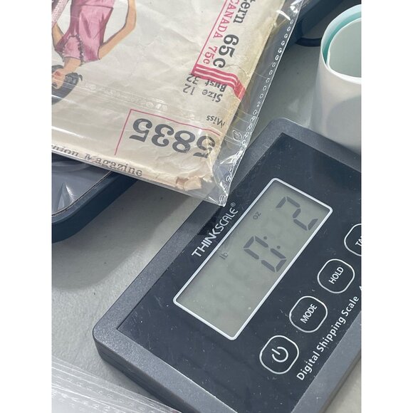 60s Simplicity 5835 Misses Sewing Pattern Size 12 Dress Blouse Skirt Jacket Coat - Picture 7 of 7